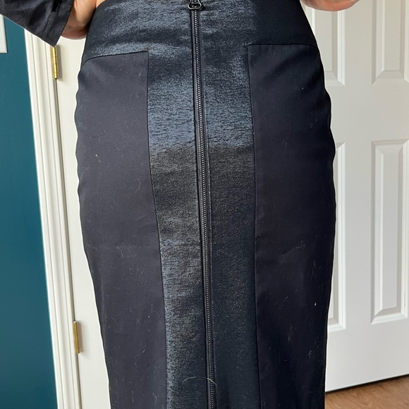 Rag & Bone Black Back Zip Pencil Skirt Size: 4 28 - Picture 6 of 9
